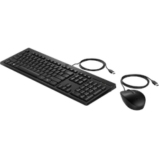 Bild von 225 Wired Mouse and Keyboard Combo, schwarz, USB, DE (286J4AA#ABD)