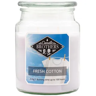 Candle BROTHERS Fresh Cotton Duftkerze 510 g weiß