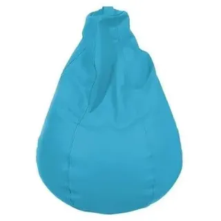 SHIITO Hudson - Sitzsack in Birnenform, kompaktes und anspruchsvolles Design, bequemer Sitz für Wohnzimmer, Schlafzimmer und Büro, Türkis, 110 x 85 cm