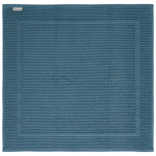 Bio:Vio Badematte , Petrol , Textil , Struktur , rechteckig , 50x60 cm , ISO 9001, Textiles Vertrauen - Oeko-Tex®, Bsci, Oeko-Tex® Standard 100, Gots , schadstoffgeprüft , Heimtextilien, Badtextilien, Badematten