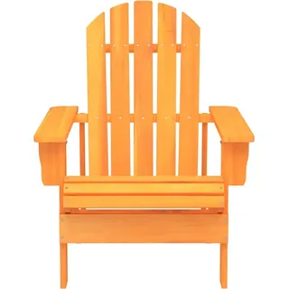 vidaXL Adirondack-Gartenstuhl Massivholz Tanne Orange - Orange