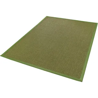 Dekowe Sisalteppich »Mara S2 mit Bordüre«, rechteckig, 5 mm Höhe, Flachgewebe, Material: 100% Sisal, Wohnzimmer, Kundenliebling Dekowe Avocado B: 60 cm   1 St.