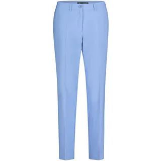 Anzughose BETTY BARCLAY "Businesshose mit Bügelfalte", Damen, Gr. 36, EURO, blau (azurine), Obermaterial: 86% Polyester PES. 14% Elasthan EL., Hosen Anzughose