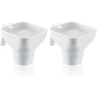 Leifheit Einfülltrichter ComfortLine-Serie, Einmachtrichter aus hochwertigem Kunststoff, Marmeladentrichter Ø 82mm, spülmaschinengeeignet, Einmachhilfe mit Henkel für Eingemachtes und Selbstgemachtes