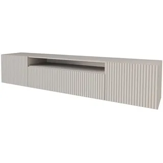 altdecor Noa-2-W Lowboard 200x40x41 cm Beige Holz