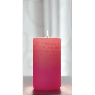 Bulla Design Wortlicht Bulla Wortlicht Kerze rosa
