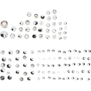 Drag Specialties Deluxe 352112 Schraubenabdeckungsset - Chrome - One Size