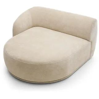 Furnlux Modulsofa Nobo Beige 144x147x75 cm , Textil , 144x75x147 cm , Wohnzimmer, Sofas & Couches, Sofas