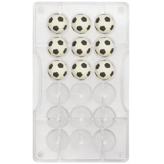 Decora PROFI-SCHOKOLADENFORM FUßBALL Ø 25 mm 20 x 12 x 2,2 cm