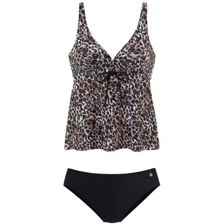 LASCANA Bügel-Tankini Damen Braun 38 Cup C