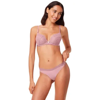 Triumph Damen Aura Spotlight T High Leg String, Sunrose Pink, 44