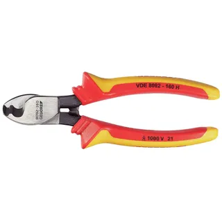 Gedore VDE 8092-160 H VDE-Kabelschere mit Hüllenisolierung 160 mm