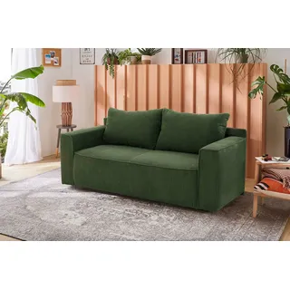 Jockenhöfer Schlafcouch Polyester 2-Sitzer Grün