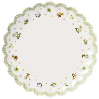 Villeroy & Boch - Easter Delight Frühstücksteller grün, Kleiner Teller Ostern, Oster Dessertteller Keramik, Oster Geschirr, Premium Porzellan