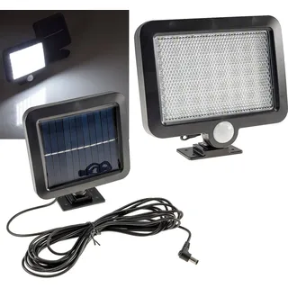 ChiliTec Solarleuchte Kunststoff 9,5 cm inkl. Bewegungsmelder schwarz