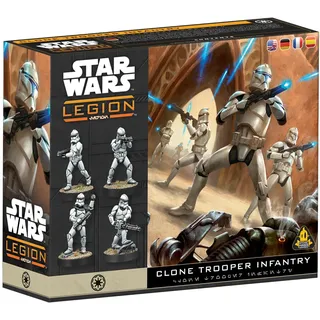 Asmodee Asmodee, Star Wars: Legion – Clone Trooper Infantry, Erweiterung, Atomic Mass Games, Tabletop, 2 Spieler, 14+ Jahre, 120-180 Minuten, Deutsch, Mehrsprachig