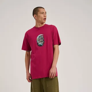T-Shirt SANTA CRUZ, Herren, Gr. M, rot (burgundy), Obermaterial: 100% Baumwolle, Shirts T-Shirt