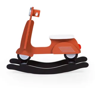 Childhome Schaukeltier , Schwarz, Rostfarben , Holzwerkstoff , 25x57x70 cm , unisex , EN 71 , Haltegriffe , Spielzeug, Schaukeltiere