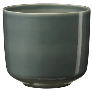Übertopf Bari Ø 13 cm H 12 cm grünblau glänzend