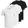 Basic Tee schwarz/weiß S