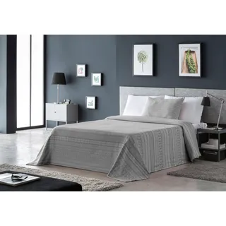 OTTO home Toscana Bettüberwurf 140 x 210 cm Hellgrau