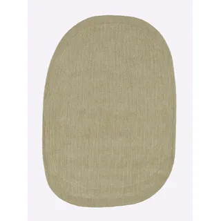 heine home Teppich oval 5 mm Höhe, grün