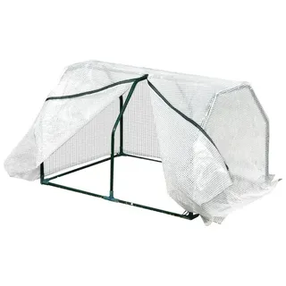 Mini-Gewächshaus für Balkon und Terrasse | Farbe: Weiß | Abmessungen: 71x99x60 cm