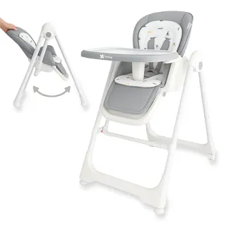 Twinly MOVITY 3-in-1 Hochstuhl mit Schaukelfunktion & Babywippe: Kombihochstuhl, Babyschaukel & Trona in einem, klappbar, ab Geburt