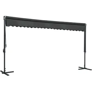 vidaXL Freistehende Markise 500x300 cm Anthrazit - Grau