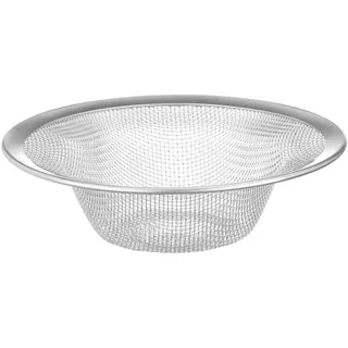 HENDI Abflusssieb, filtert effektiv Lebensmittelreste, Schutz vor Verstopfung, Innendurchmesser: ø76mm, Spülbeckensieb, Waschbecken Sieb, ø110x(H)35mm, Edelstahl