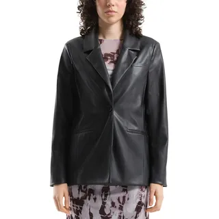 QS Blazer in Leder-Optik