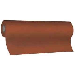 Tischläufer Airlaid 24m x 40cm - alle 120cm perforiert, stoffähnlich, braun