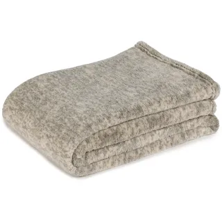 Gözze Alaska Kuscheldecke 150 x 200 cm Beige/Weiß
