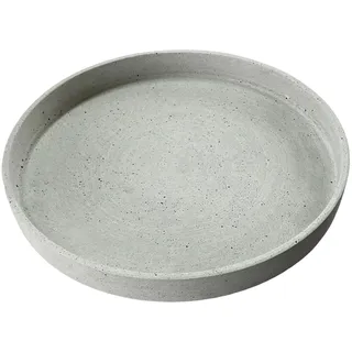 Dekoteller, Untersetzer, Dekoschale, Betonoptik, Ø 30 cm GRAU - Grau