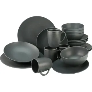 CreaTable Soft Touch Black Kombiservice 20-tlg. schwarz