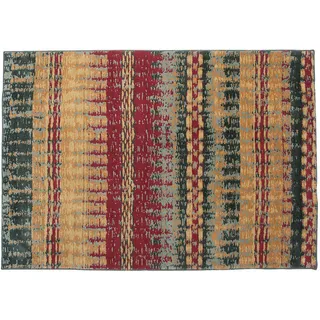 Beliani Kurzflor-Teppich Marmaris 230/160 cm , Multicolor , Kunststoff , Abstrakt , Rechteckig , 160x230 cm , Teppiche und Böden, Teppiche, Orientteppiche