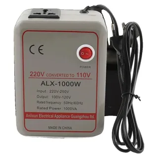 Transformator, 220V-250V auf 110V-120V, Überlastschutz, Max 1000W