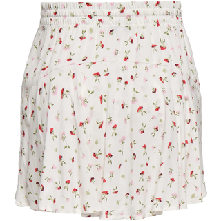 Minirock ONLY "ONLNALA LIFE SKORT WVN NOOS", Damen, Gr. XL (42), bunt (cloud dancer aop:luna flower), Web, Obermaterial: 100% Viskose, bedruckt, regular fit kurz, Röcke Minirock, Viskose