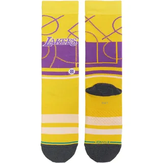 Stance Lal Cross Court Socken Unisex, Yellow, L