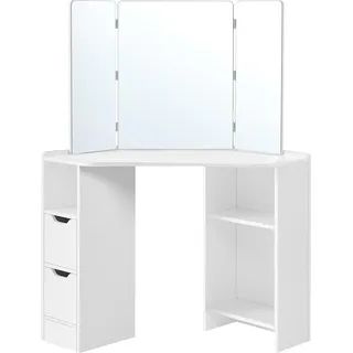 Eck-Schminktisch mit Spiegel