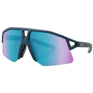 KOO Hype Sonnenbrille - Dark Blue Matt - Turquoise Mirror Lens/CAT3