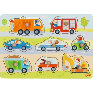 GoKi Steckpuzzle Fahrzeuge (57400)