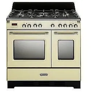 Delonghi MEM965TBAED Küche Doppel Ofen 5 Feuer Dreifach Corona 90X60 Beige