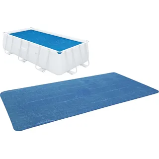 Bestway® Solarplane 412 x 201 cm für Pool rechteckig | Solarfolie zur Poolheizung & Abdeckung - Blau