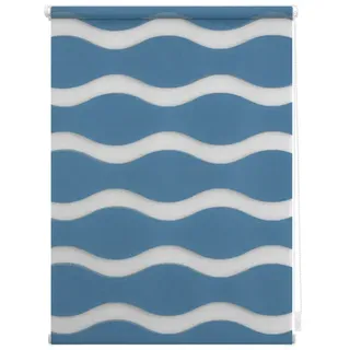 Doppelrollo Welle 70 x 150 cm petrol