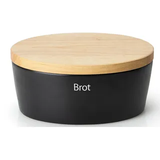 Continenta Brottopf oval schwarz, holzfarben),