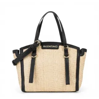Valentino für Damen. VBS9R904 Shopper-Tasche beige, schwarz (OSFA), Lässig, Polyurethan