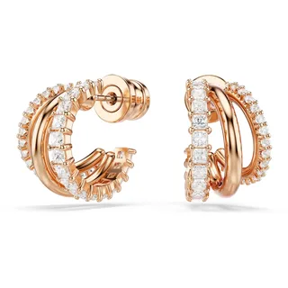 Swarovski Kreolen Hyperbola Weiß 18K Roségoldbeschichtet Mini