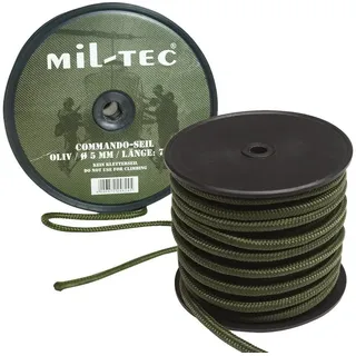 Mil-Tec Mil-Tech Unisex – Erwachsene Commando-Seil-15942001-007 Commando-Seil, Oliv, Einheitsgröße