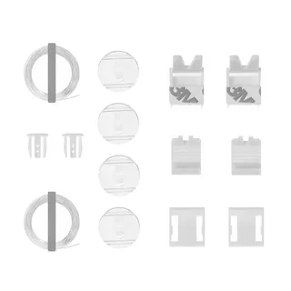 Lichtblick ORIGINAL Verspannung Packung für Rollos für Duo Rollo KDR, weiß